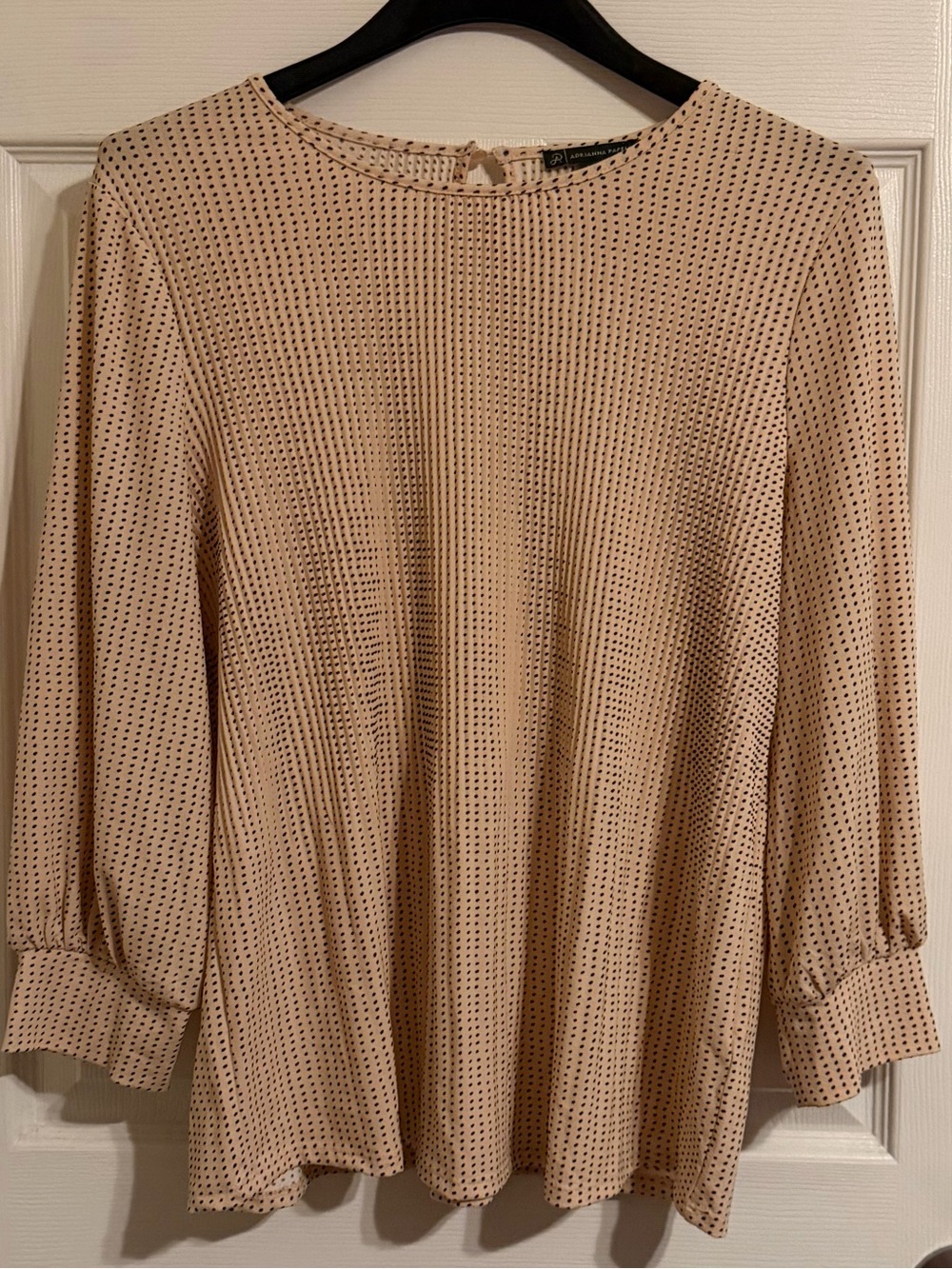 Adrianna Papell Polka Dot Women's Blouse